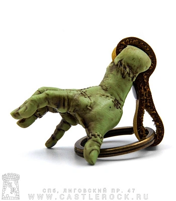 брелок семейка аддамс wednesday addams (рука, детализированный)