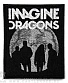 нашивка imagine dragons (луна, вышивка)