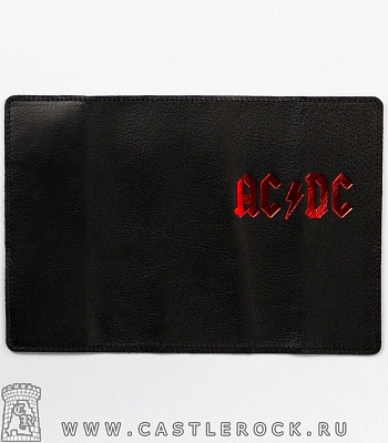 обложка для документов ac/dc