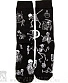 носки скелеты (ч/б)