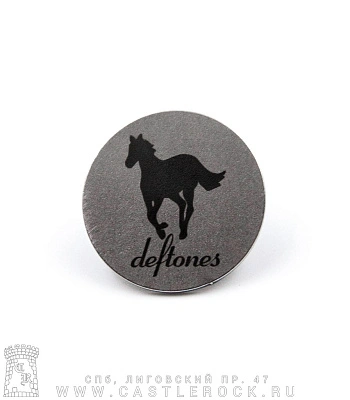 значок цанга с гравировкой deftones