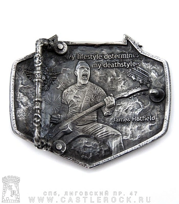пряжка metallica james hetfield