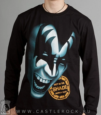 футболка kiss gene simmons "hot in the shade" д/р