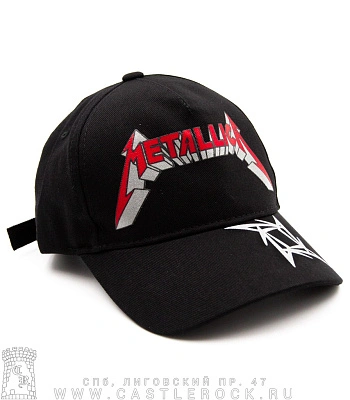бейсболка metallica (лого объемное)