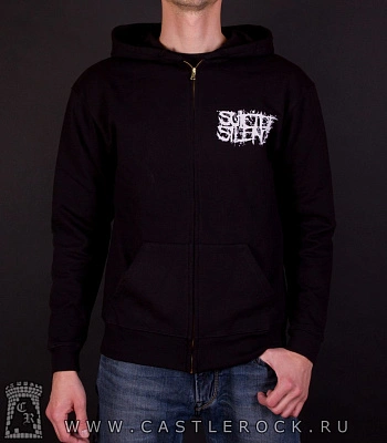 балахон на молнии suicide silence (зомби)