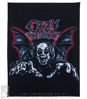 нашивка на спину ozzy osbourne (с крыльями)