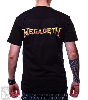 футболка megadeth "rust in peace" (принт большой)