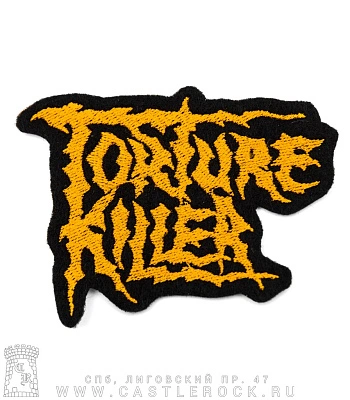 нашивка torture killer (лого, вышивка)