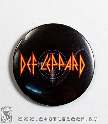 магнит круглый def leppard (лого)