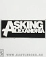 нашивка asking alexandria (лого белое)