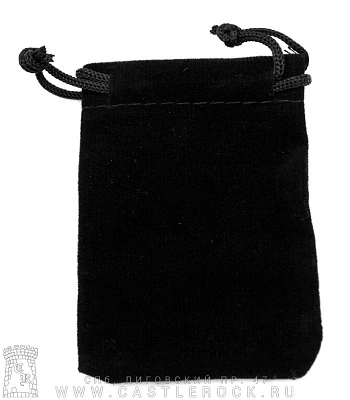 мешочек бархатный черный (маленький)