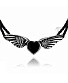 подвес alchemy gothic (алхимия готик) p410 coeur noir