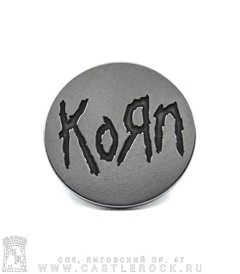 значок цанга рельефный korn (лого)