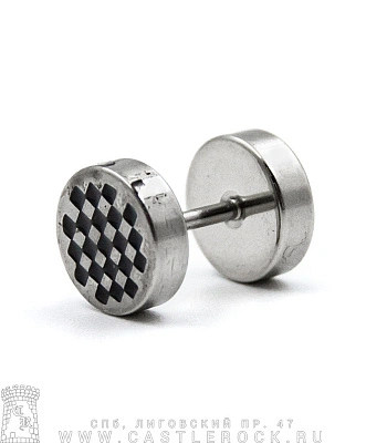 Обманка Плага Сталь с Гравировкой Шахматка 1,2 х 6 х 8/8