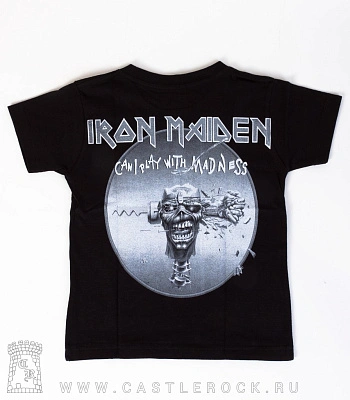 футболка детская iron maiden "can play with madness"