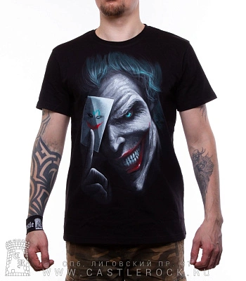 футболка joker джокер с картой (светится)