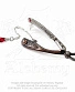 серьга кафф alchemy gothic (алхимия готик) e335 cut throat