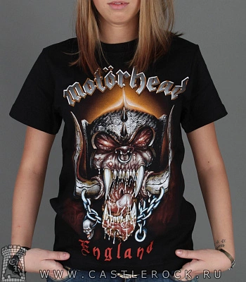 футболка motorhead "england" (принт цветной)