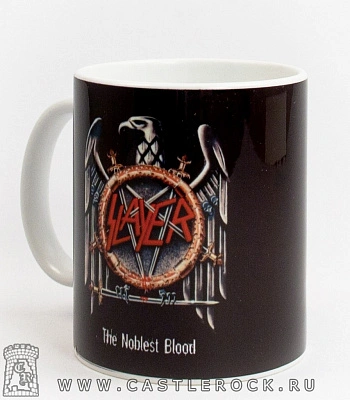 кружка slayer "the noblest blood" (лого орел)