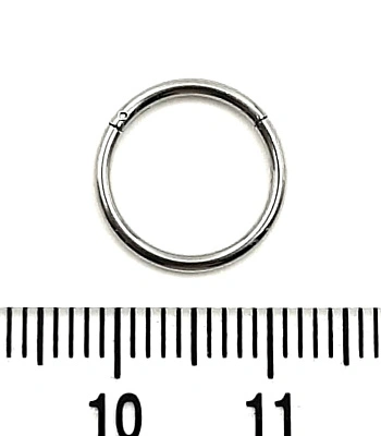 Сегментное Кольцо Кликер Титан 1,2 х 10