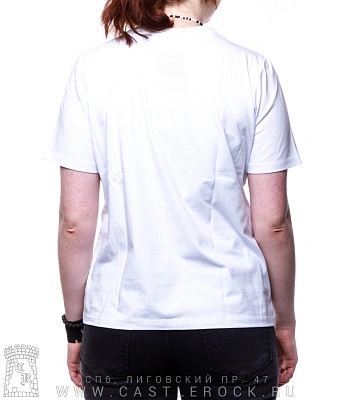 женская футболка ван гог кот (белая, прямая, светится)