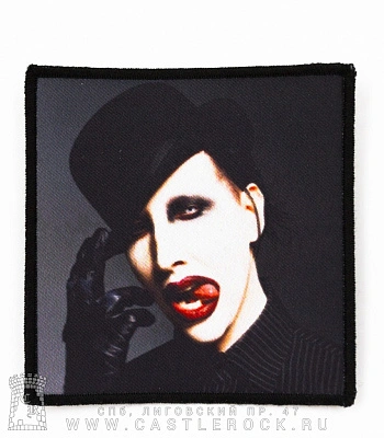нашивка marilyn manson (в шляпе)