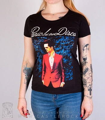 женская футболка panic! at the disco brendon urie