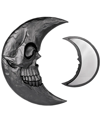 зеркало alchemy gothic (алхимия готик) black moon (месяц череп)