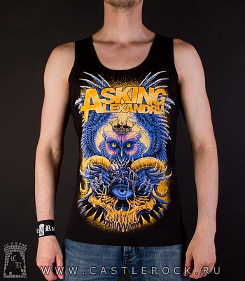 майка asking alexandria (сова)