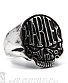 кольцо harley-davidson (череп, печатка)