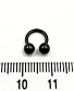Циркуляр Сталь с Шариками Черный 1,2 х 6 х 4/4