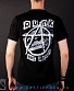 футболка anarchy анархия punks not dead (лезвие)