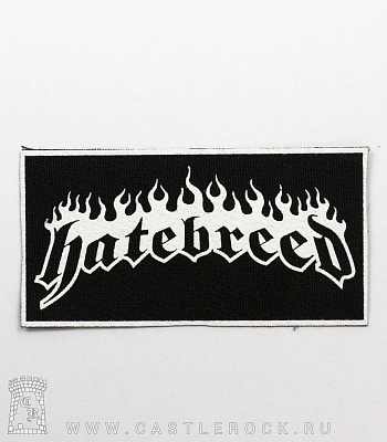 нашивка hatebreed (лого белое)