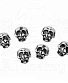 пуговицы alchemy gothic (алхимия готик) s1 skull buttons