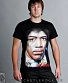 футболка jimi hendrix (портрет цветной)