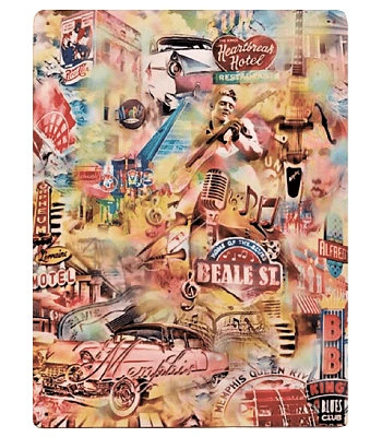 табличка elvis presley (коллаж)