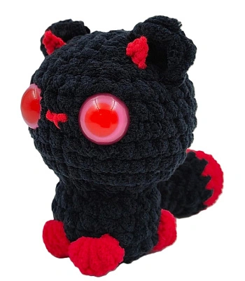 игрушка интерьерная котенок демон