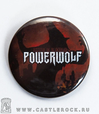 значок powerwolf "return in bloodred"