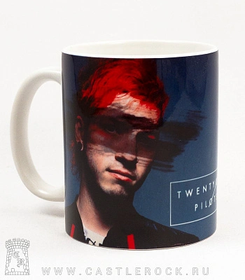 кружка twenty one pilots (красные полосы)