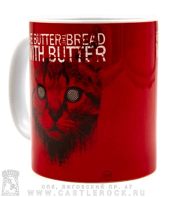 кружка we butter the bread with butter "wieder geil!"