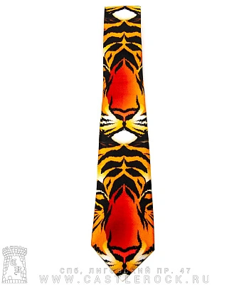 галстук тигр