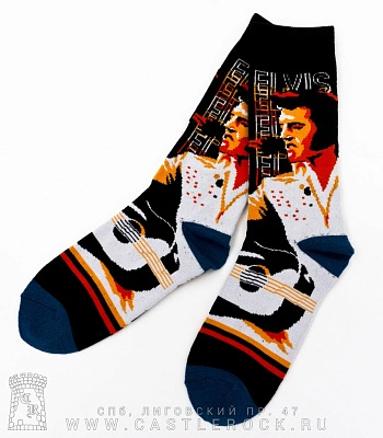 носки elvis presley (черные)