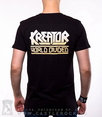 футболка kreator "world divided"