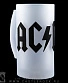 кружка пивная стеклянная ac/dc