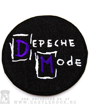 нашивка depeche mode "songs of faith and devotion" (лого, вышивка)