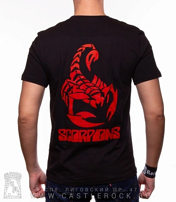 футболка scorpions "blackout"