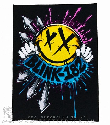 нашивка на спину blink-182 (лого)