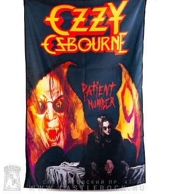 постер тканевый ozzy osbourne "patient number 9"
