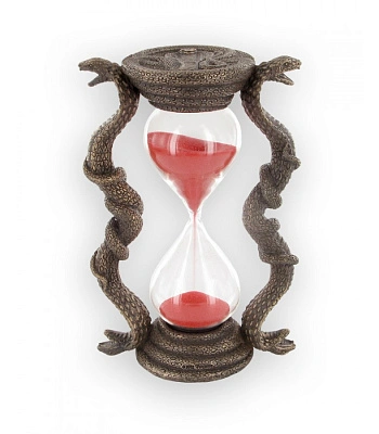 часы песочные змеи (бронза)