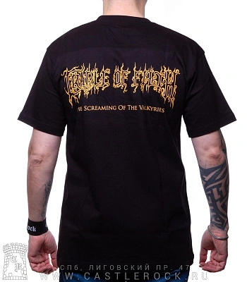 футболка cradle of filth "the screaming of the valkyries"